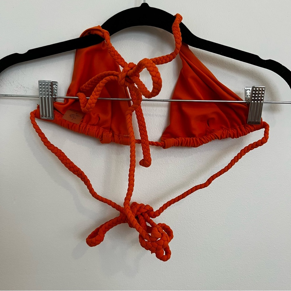 Vibrant Orange Bikini Top L - Picture 4 of 4
